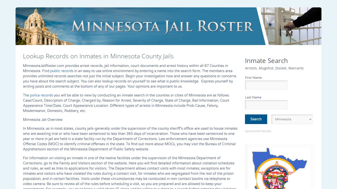 Jail Roster Search - Inmate Search